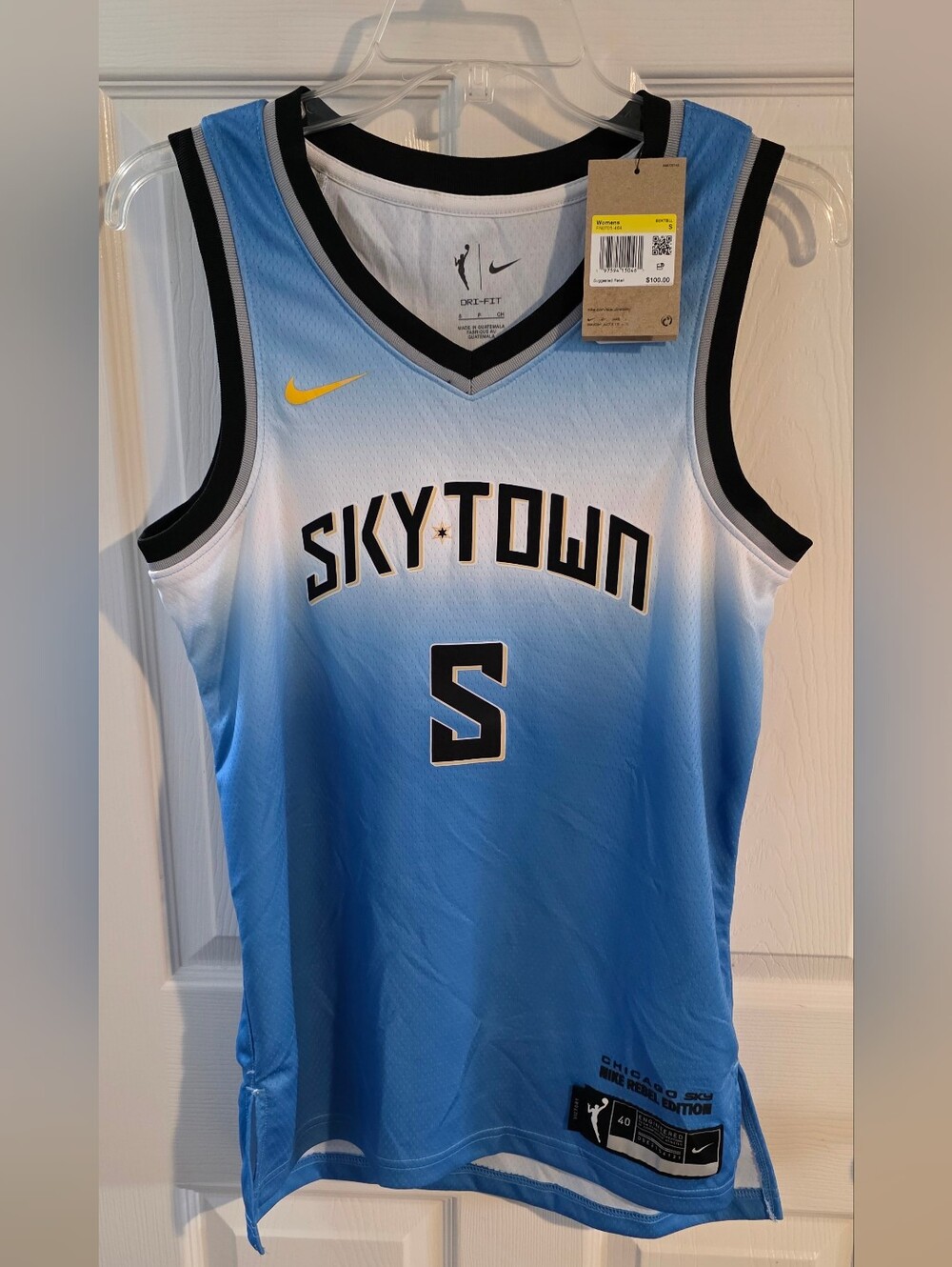 WNBA Chicago Sky-Town Angel Reese #5 Jersey Women's Small